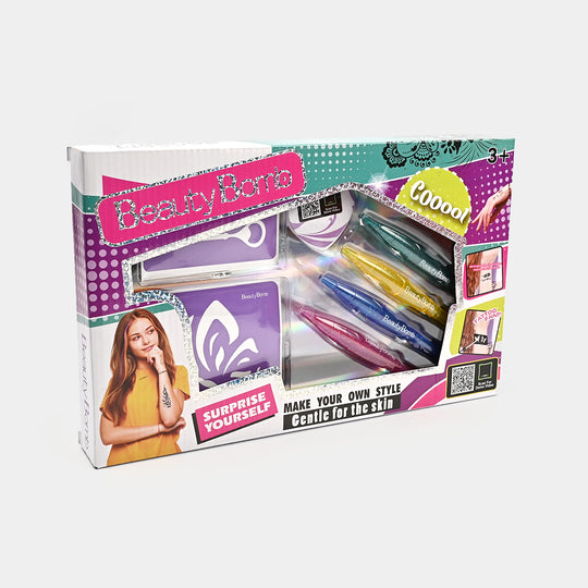 Super Party Tattoo Play Set For Girls
