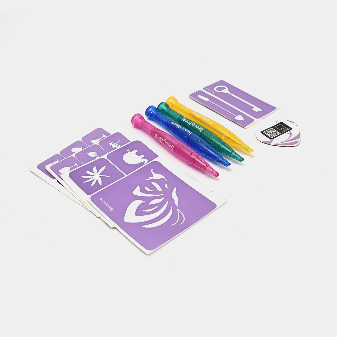 Super Party Tattoo Play Set For Girls