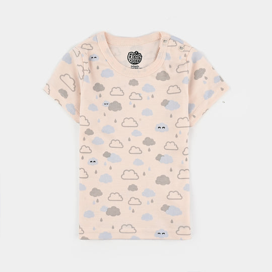 Pack Of 3 Infant Unisex Cotton Short Sleeves T-Shirt Set