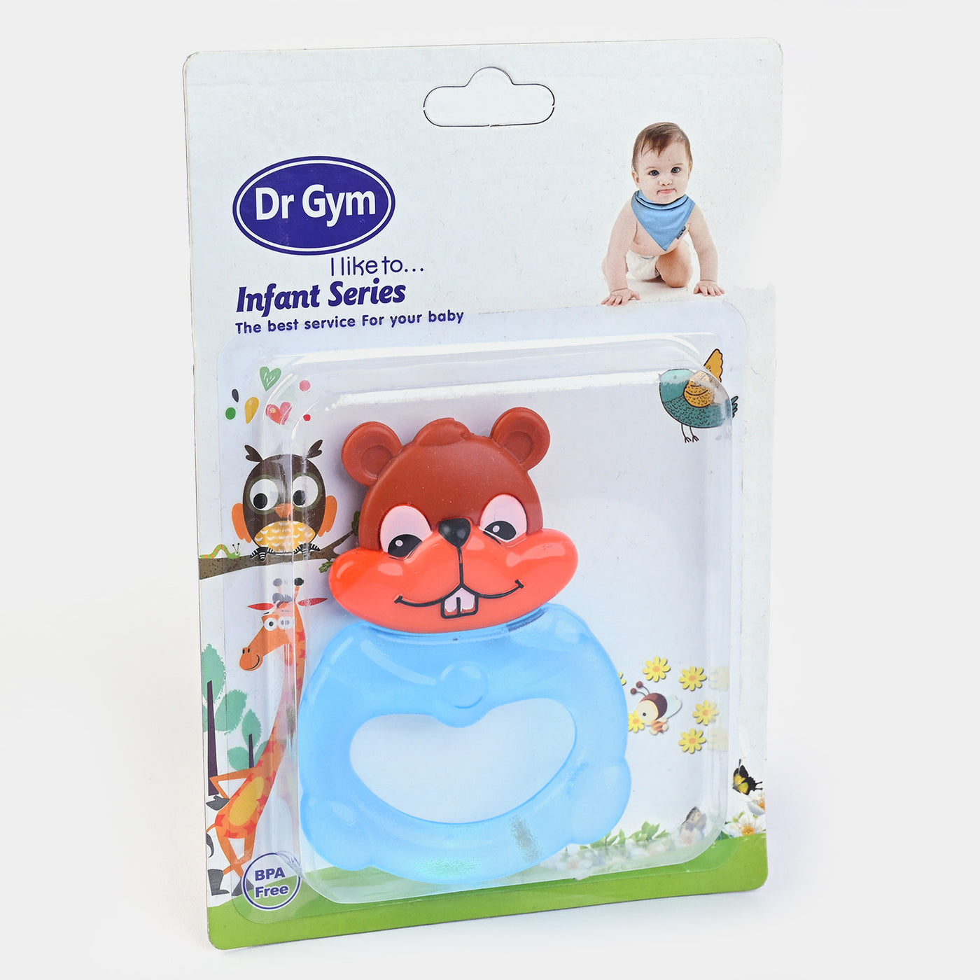 Dr Gym Cute Animal Shape Baby Teether