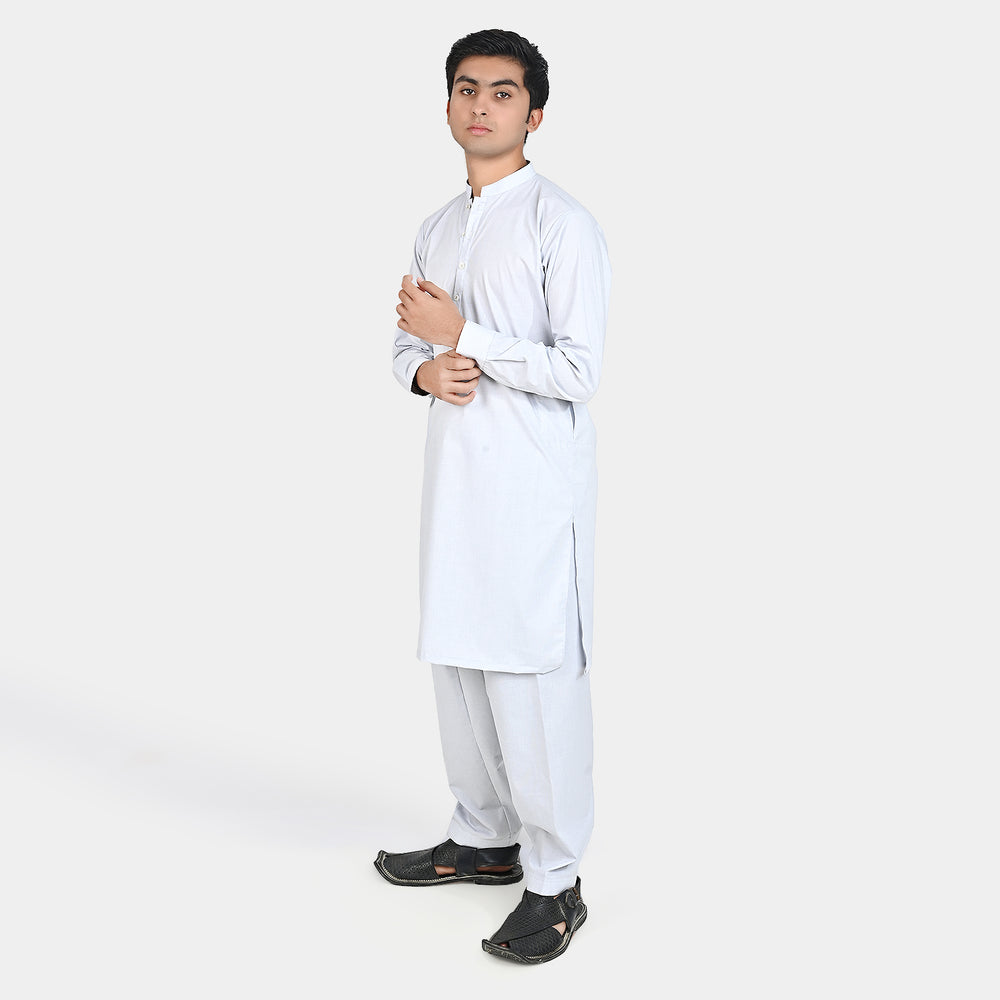 Teen Boys Cotton Kurta Pajama-Sky Blue
