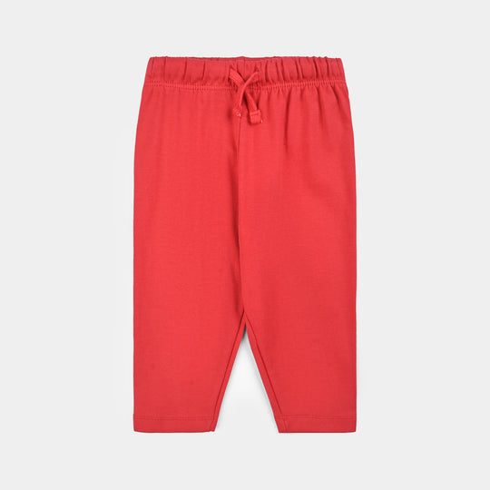 Infant Girls Cotton Interlock Suit THE BOW WORLD - Red