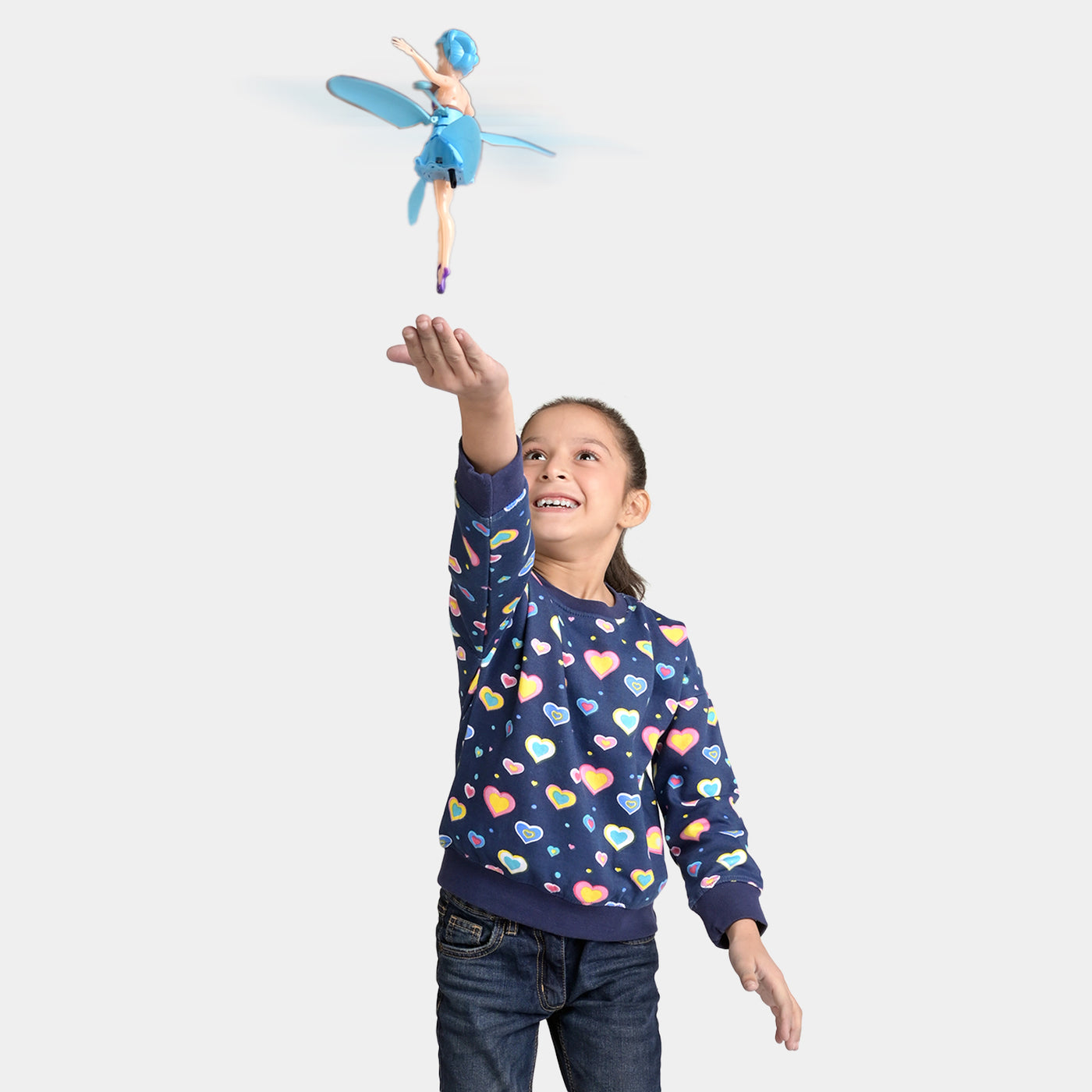 AIRCRAFT FLYING DOLL FOR KIDS - BLUE