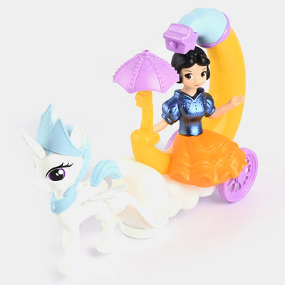 Cute Princess Doll With Carriage