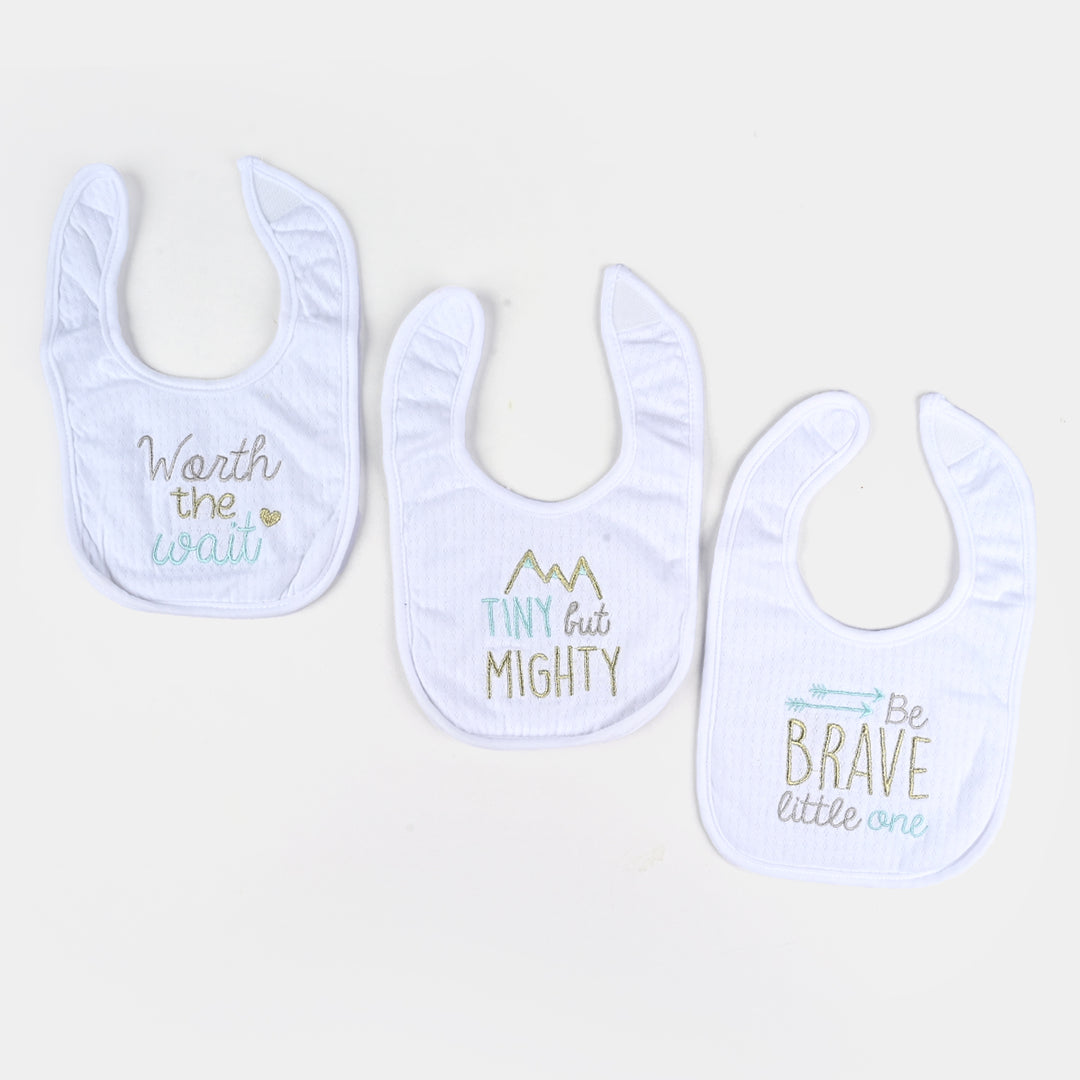 Infant Baby Bib/Apron Pack OF 3 | 0M+