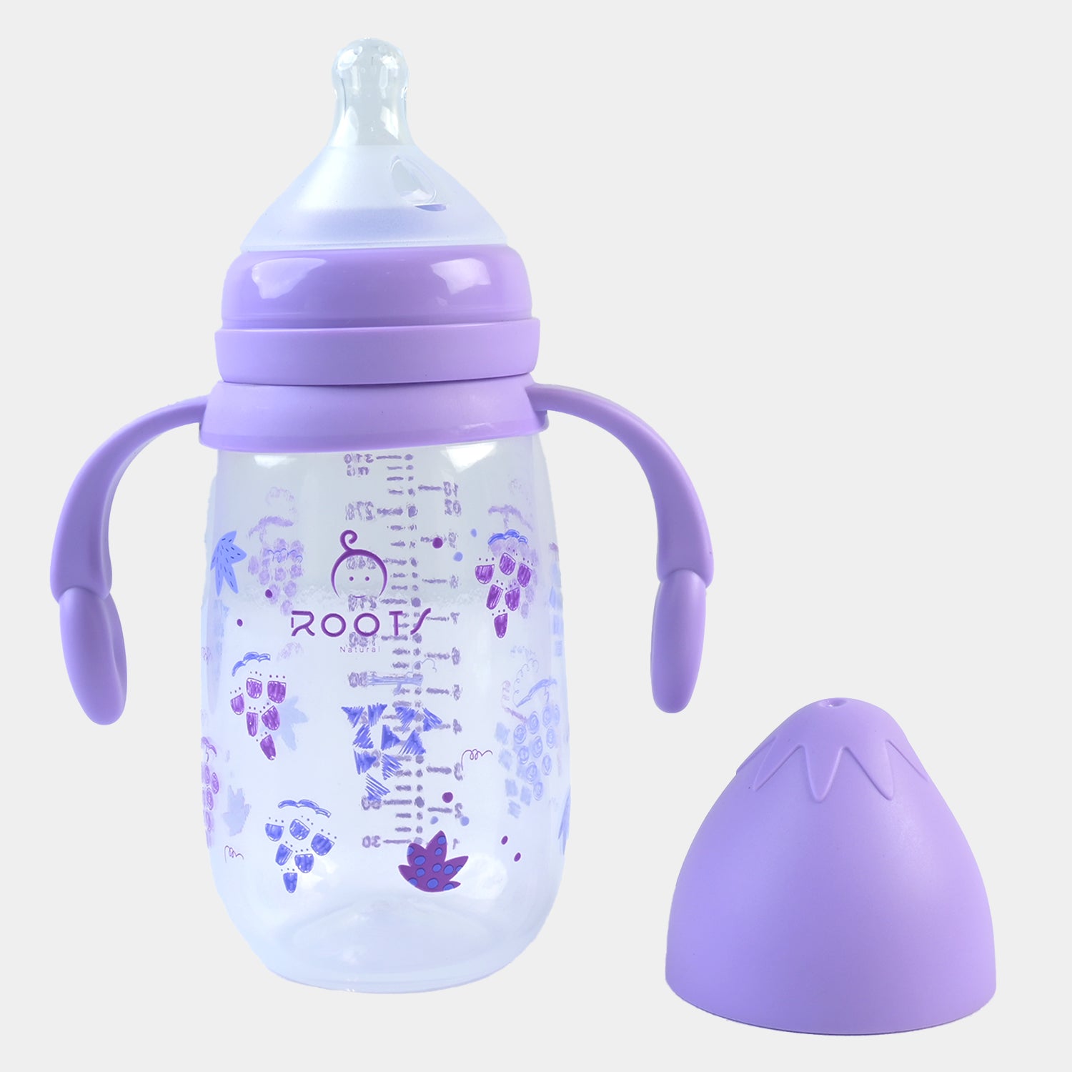 Roots Wide Neck Feeder Bottle 310ml Blue (J1009) Price in Pakistan