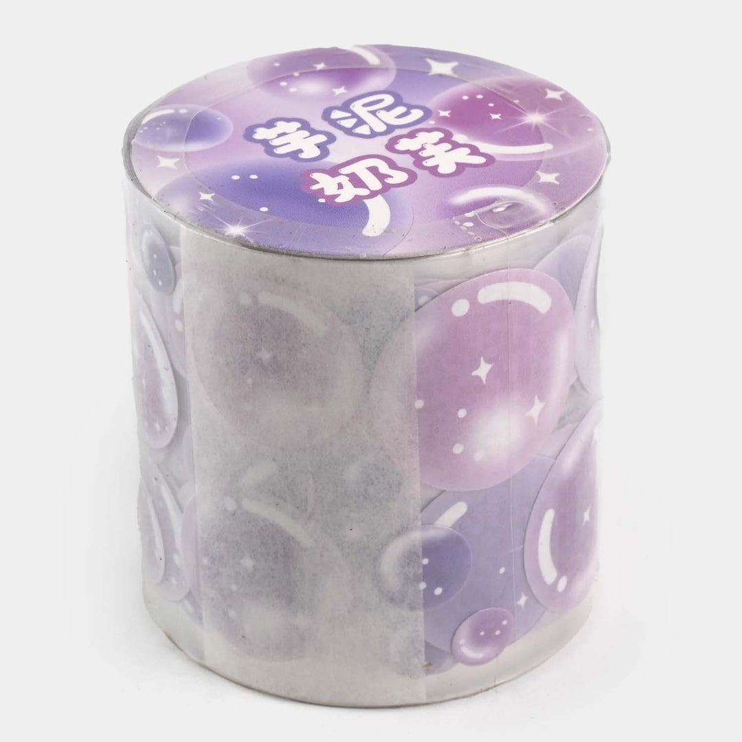 1 PC Colorful Bubble Tape Round Stickers