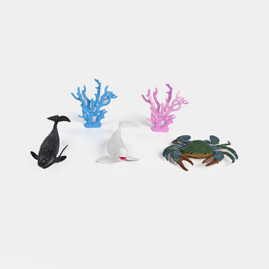 Sea Animal Toy Set 5Pcs