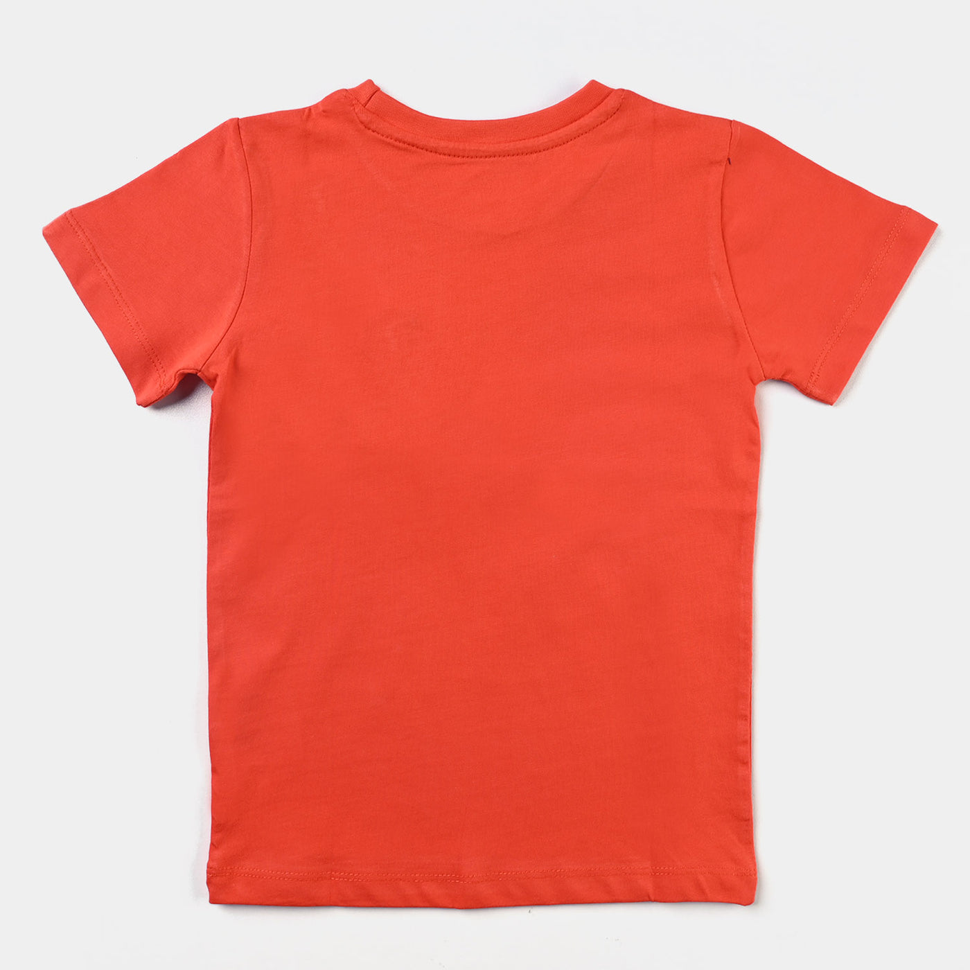 Boys Slub Jersey T-Shirt H/S Character-C.tomato