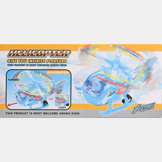 Helicopter With Light & Music Toy For Kids
