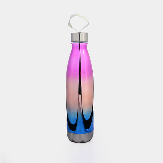 Rainbow Colored Plastic Water Bottle