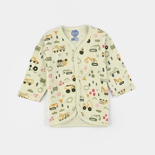 Infant Unisex Night Suit 3Pcs Set-Green