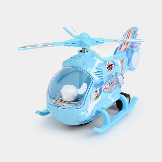 Helicopter With Light & Music Toy For Kids