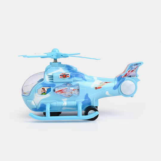 Helicopter With Light & Music Toy For Kids