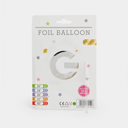 32-Inch Tall Letter Foil Balloons For Celebrations