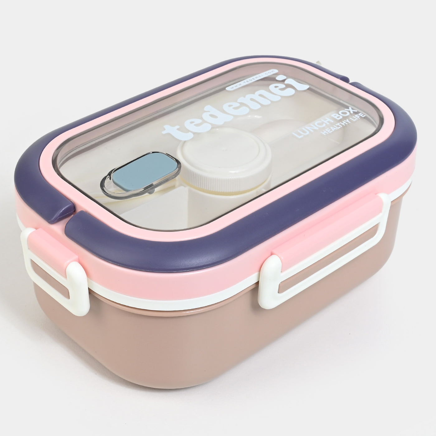 Tedemei Plastic Lunch Box With Spoon And Fork | 500ml