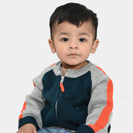 Infant Boys Acrylic Sweater-River Scott-Multi