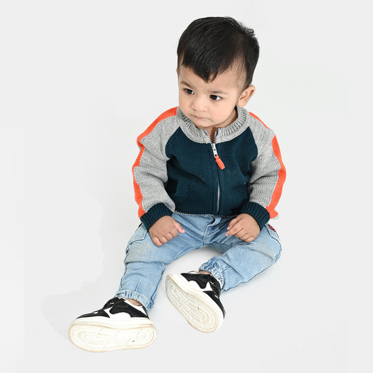 Infant Boys Acrylic Sweater-River Scott-Multi