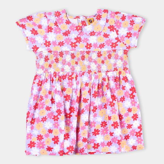 Girls Marina Frock Flowers-Multi