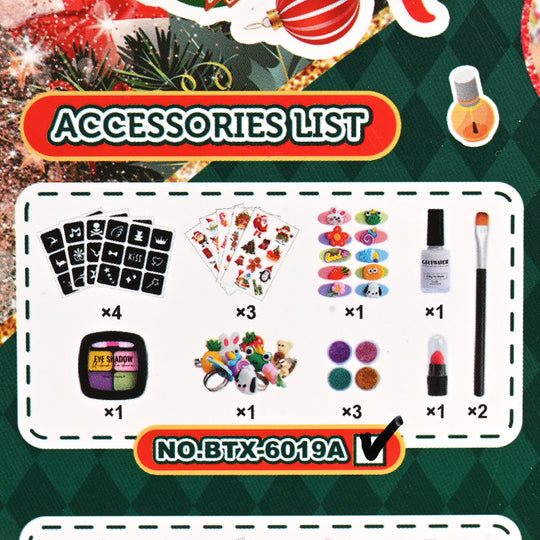 Tattoo Sticker With Cosmetic For Girls