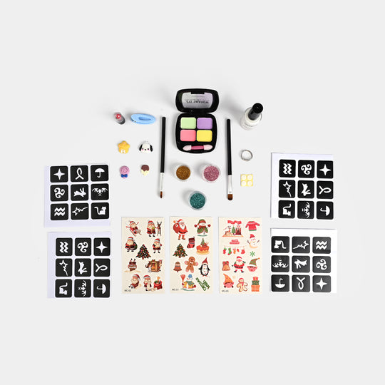 Tattoo Sticker With Cosmetic For Girls