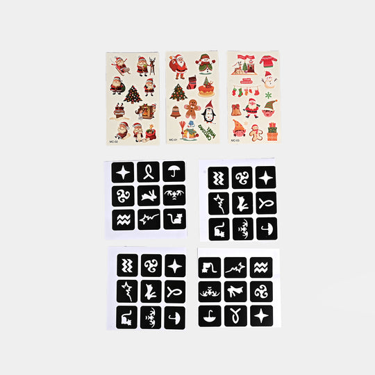 Tattoo Sticker With Cosmetic For Girls