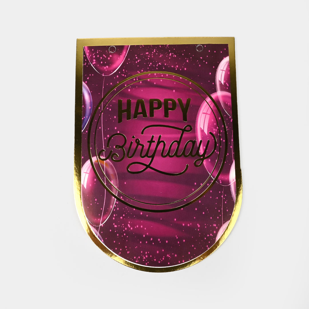 Happy Birthday ” Bunting Banner – Decorative