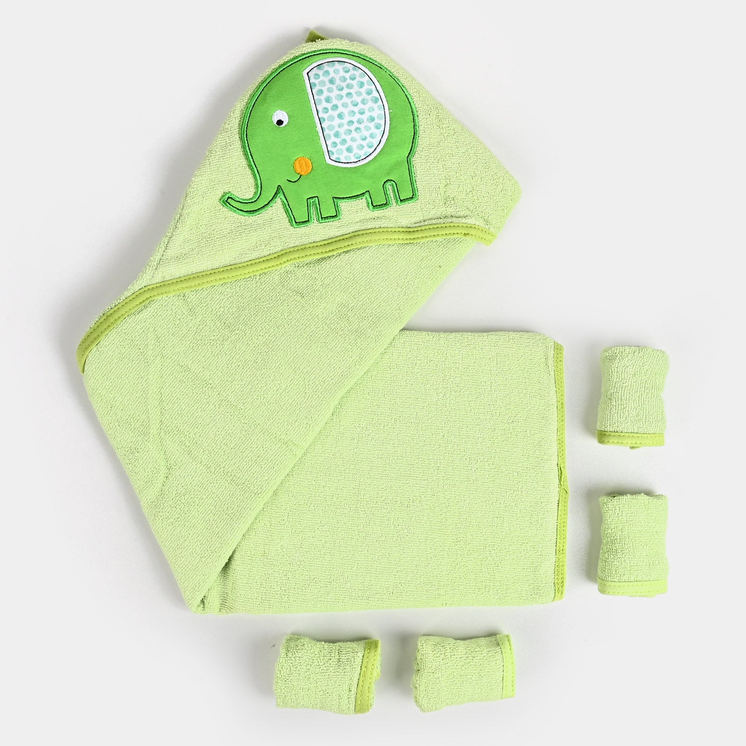 BABY HOODED BATH TOWEL + 6 PCS WASH CLOTHES SET Price in Pakistan Bachaa Party