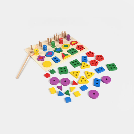 Wooden Geomatric Puzzle