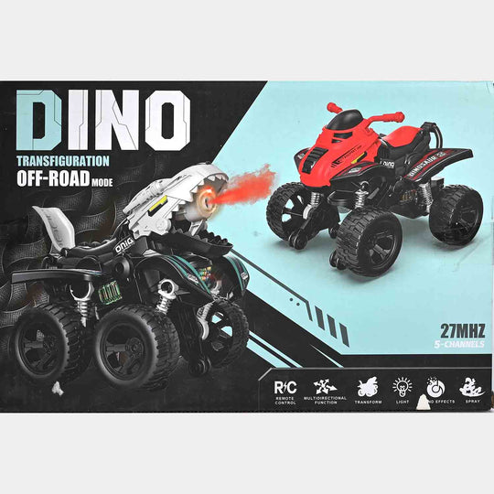 Remote Control Transformer Motercycle With Smoke