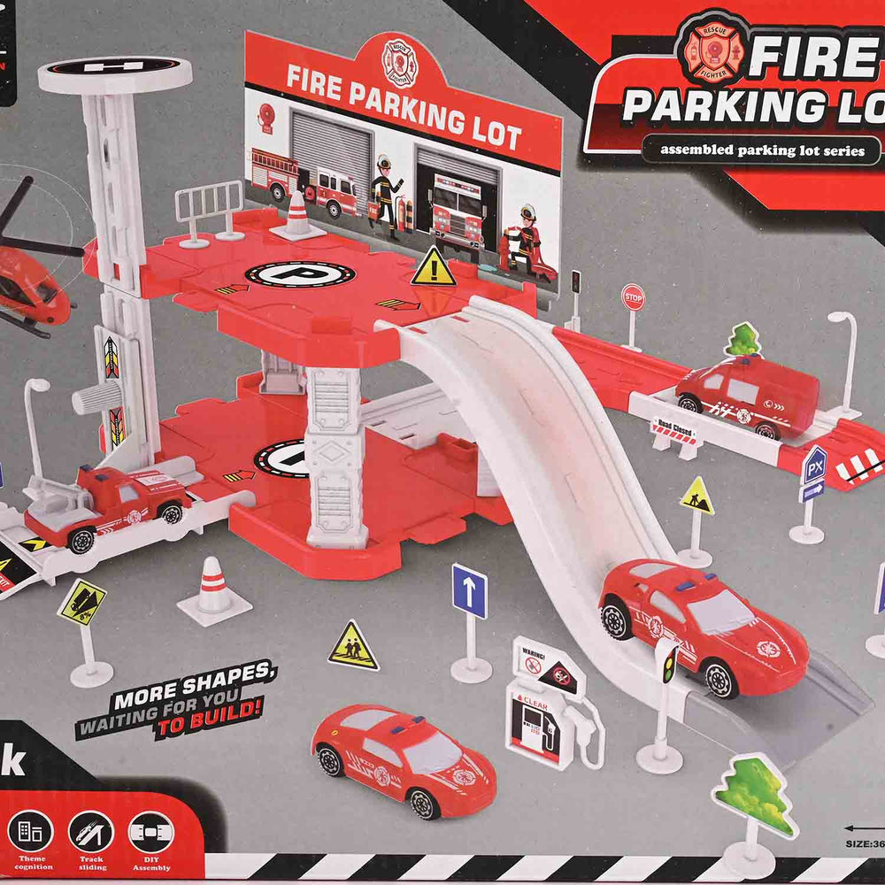 DIY Fire Protection | Assembled Parking Lot For Kids