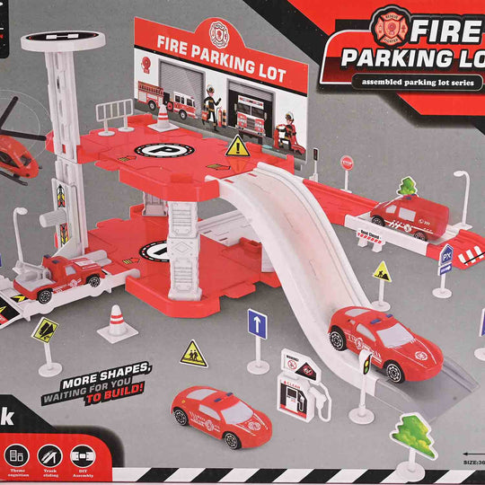DIY Fire Protection | Assembled Parking Lot For Kids