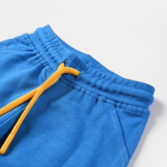 Infant Boys Cotton Terry Sleeping Pyjamas Eyes-B.Blue