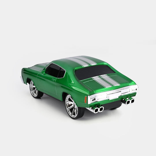 Remote Control  Drift Stunt Car With Silver Racing Stripes