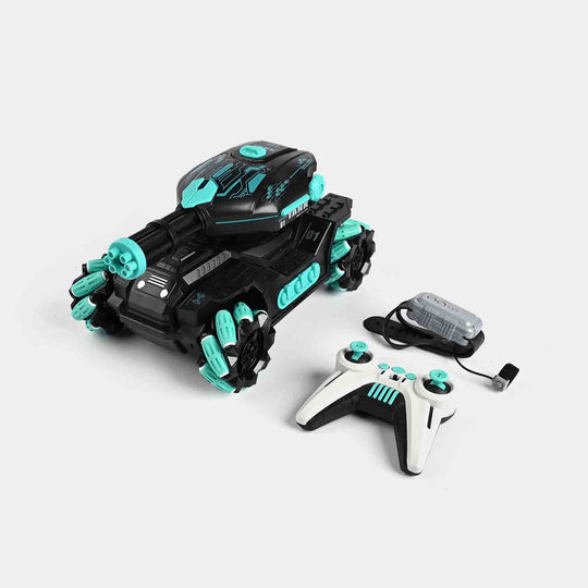 Remote Control Tank Car with Water Ball Shooter With Smoke