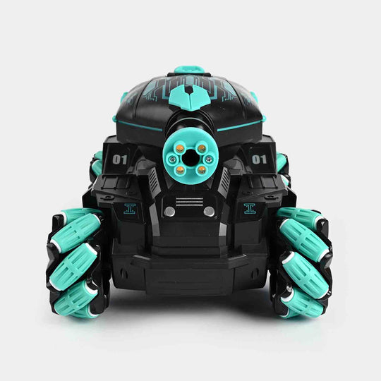 Remote Control Tank Car with Water Ball Shooter With Smoke