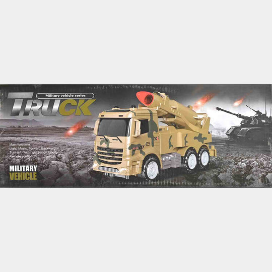 Remote Control Military Dump Truck Toy For Kids