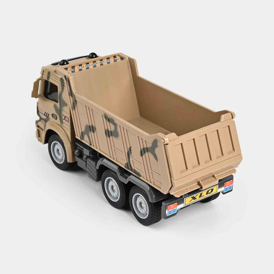 Remote Control Military Dump Truck Toy For Kids