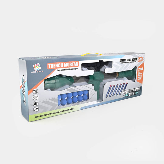 Air Power Blaster | Foam Dart & Ball Launcher for Kids