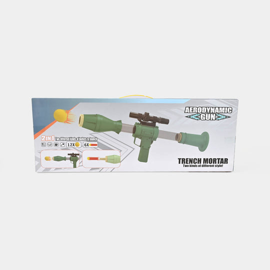 Air Power Blaster | Foam Dart & Ball Launcher for Kids