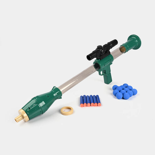 Air Power Blaster | Foam Dart & Ball Launcher for Kids