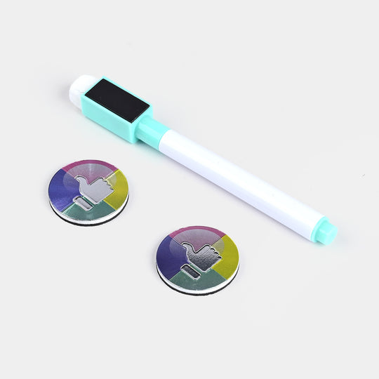 Whiteboard With Marker