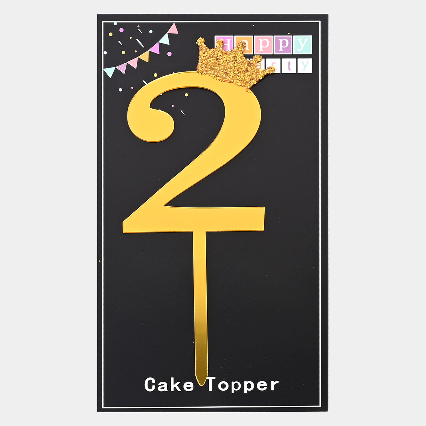 Cake Topper Numeric "2"
