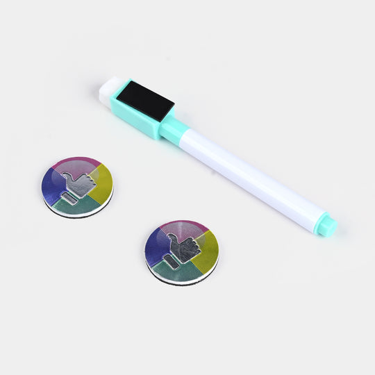 Whiteboard With Marker