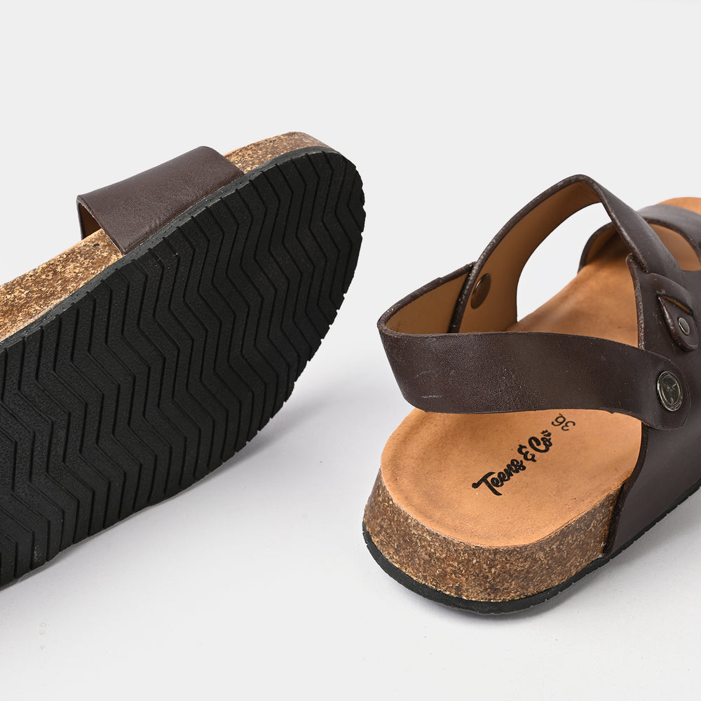 Boys Teen Sandal PD-04-BROWN