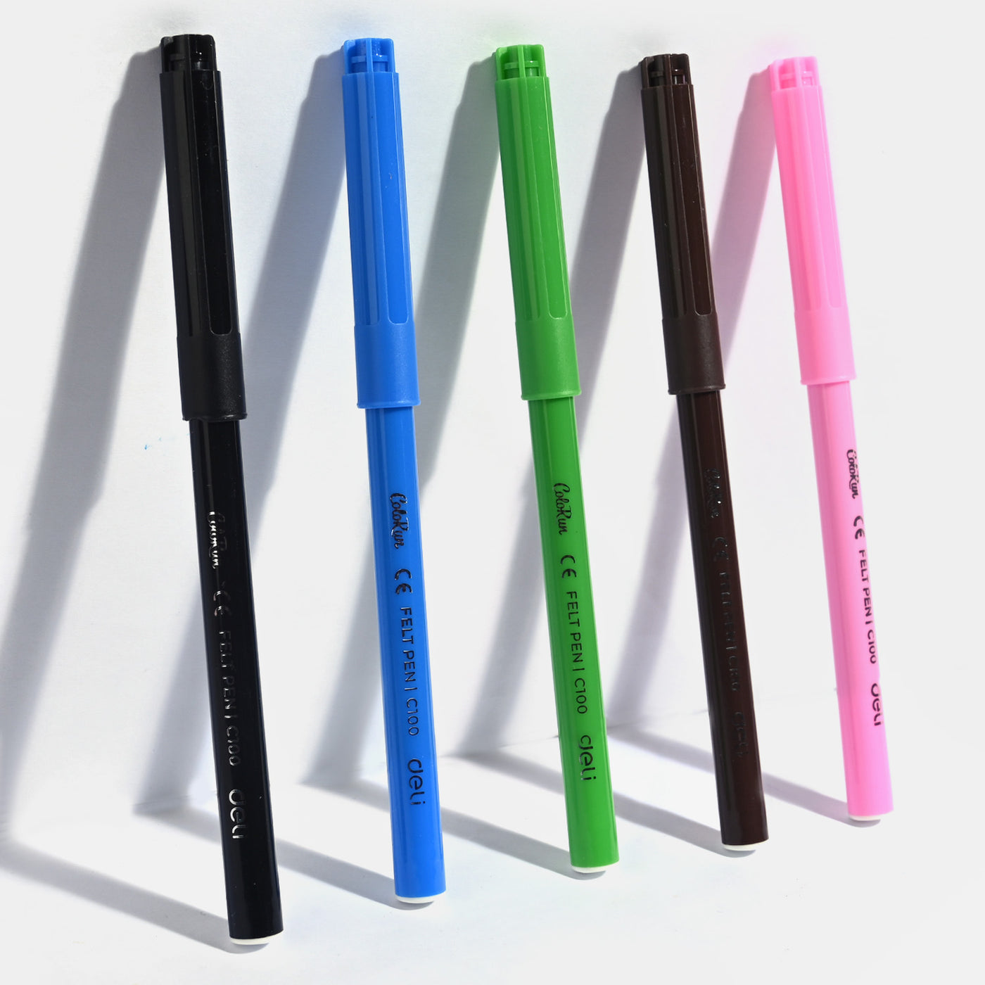 Deli Felt Pen Washable Markers 12 Colors For kids