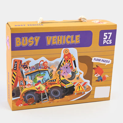 Busy Vehicle Puzzles Creative 57PCs For Kids