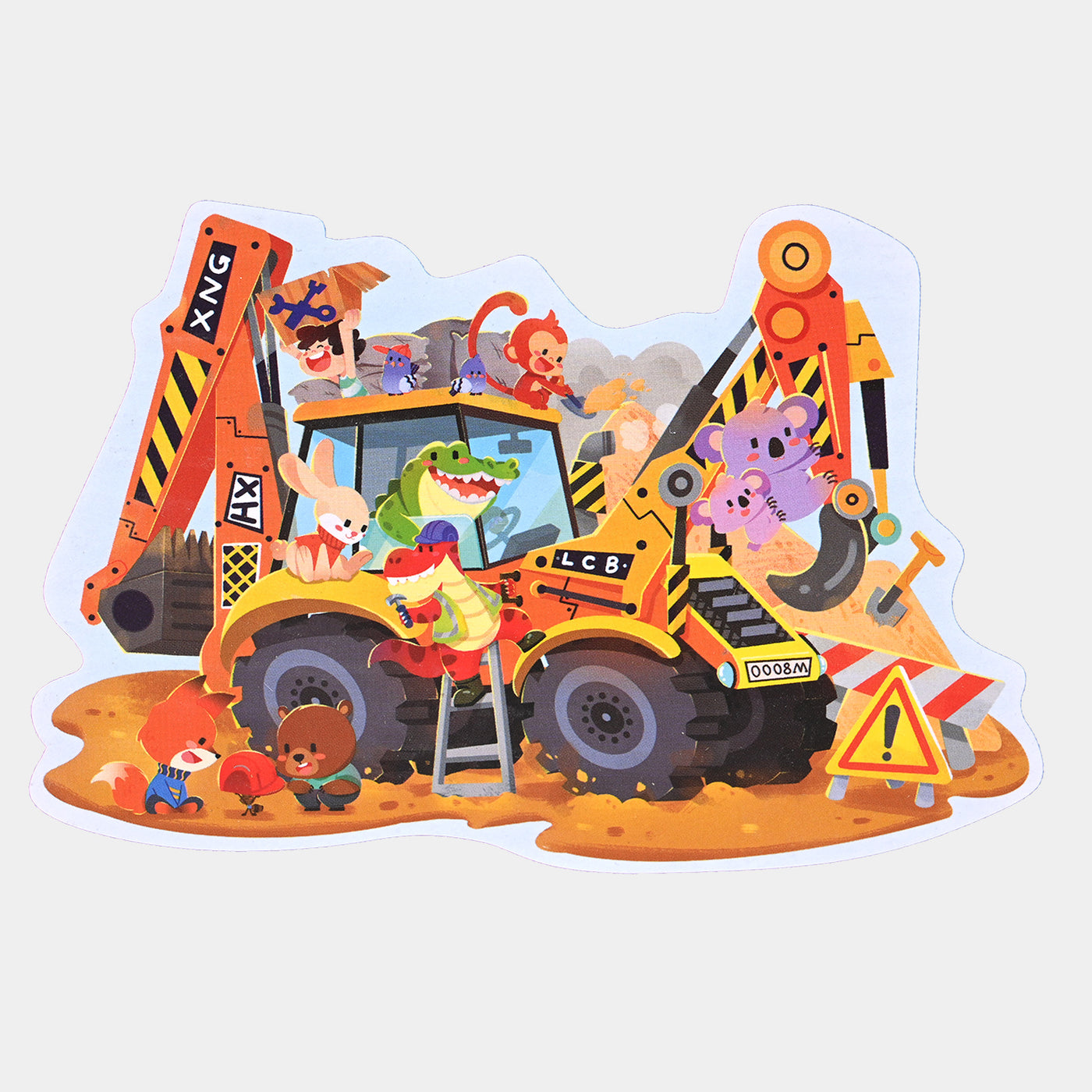 Busy Vehicle Puzzles Creative 57PCs For Kids