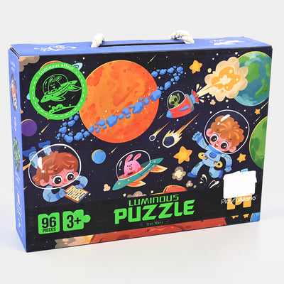 Creative Luminous Puzzle Space | 96PCs For Kids