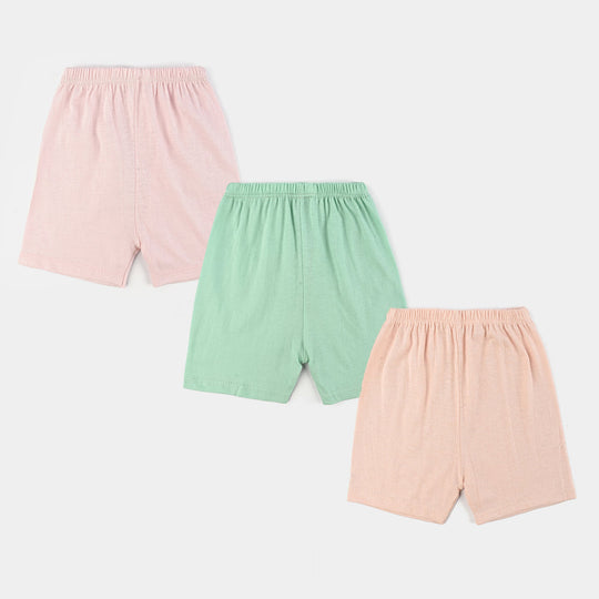 Pack Of 3 Infant Unisex Cotton Jersey Short
